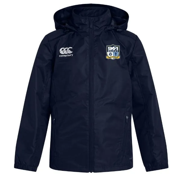 901 Rugby Club Vaposhield Full Zip Rain Jacket by Canterbury