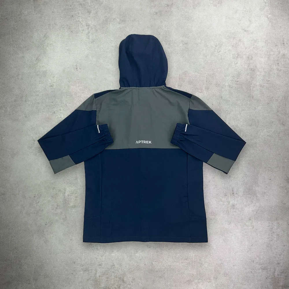 Aptrek Crux Jacket/Cargo Pant Tracksuit Set Navy/Grey