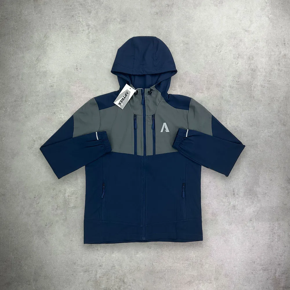 Aptrek Crux Jacket/Cargo Pant Tracksuit Set Navy/Grey