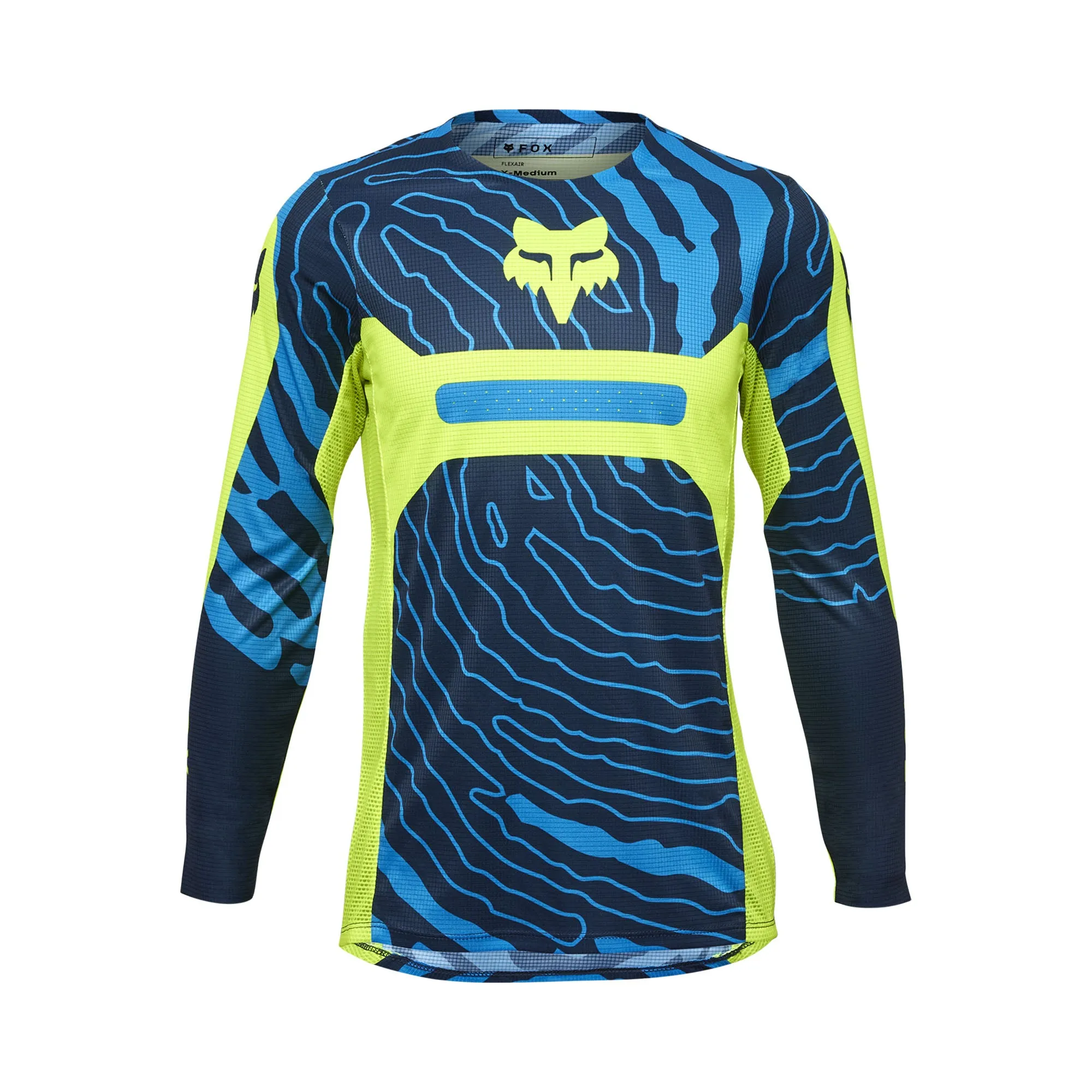 Fox Racing Youth Flexair Impression Offroad Jersey Fluorescent Yellow