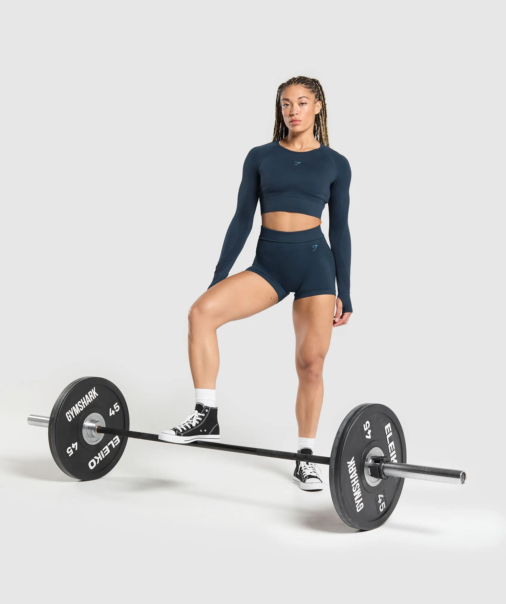 Gymshark Flex Shorts - Navy/Denim Blue