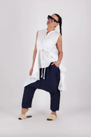 Harem Linen Loose Pants DANIELA