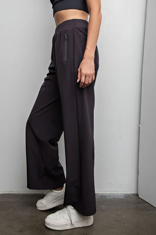 Heavy Fleece Straight Windbreaker Pants