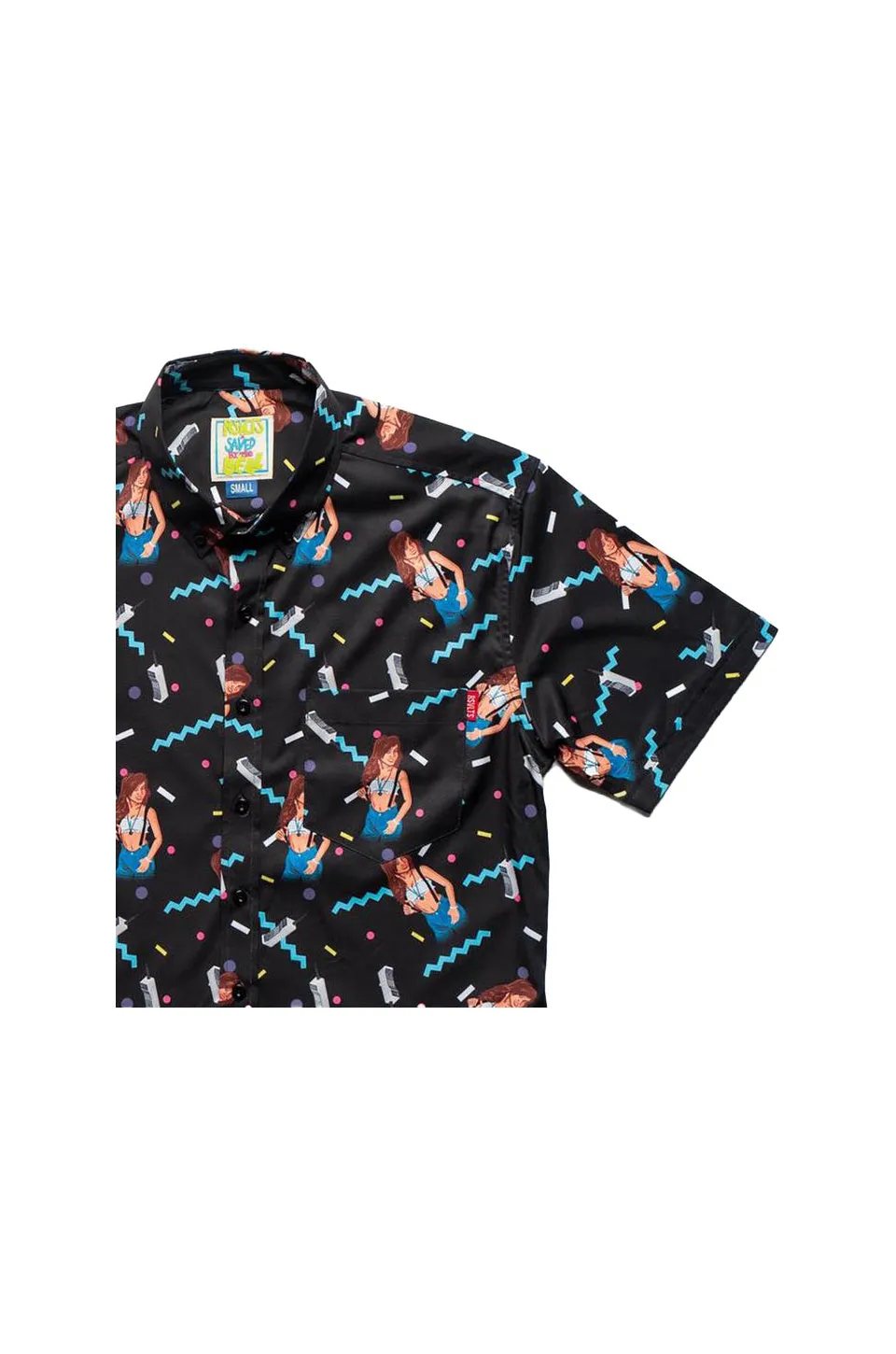 Kelly Kapowski Saved By The Bell Short Sleeve Shirt