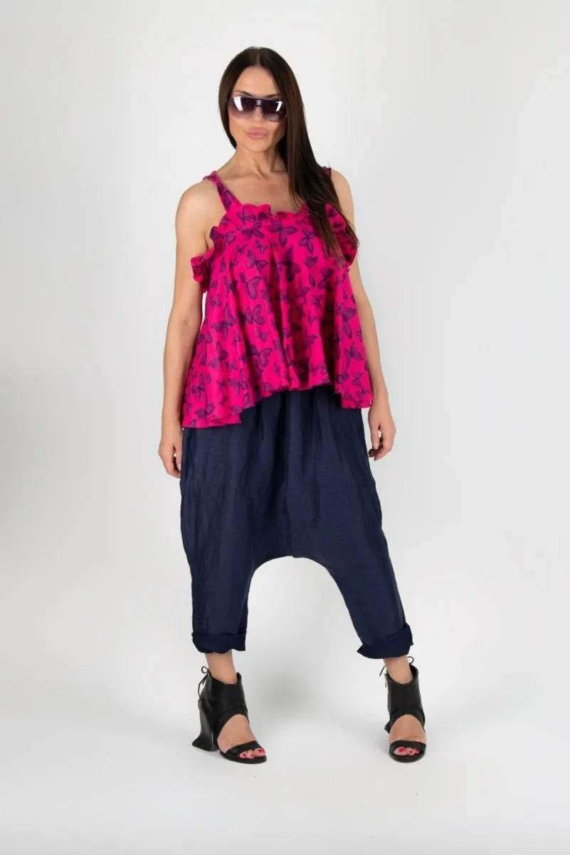 Linen Harem Pants DANIELA