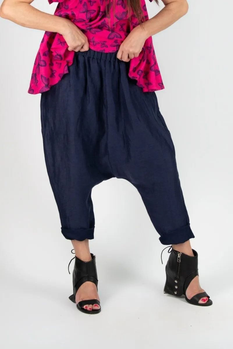 Linen Harem Pants DANIELA