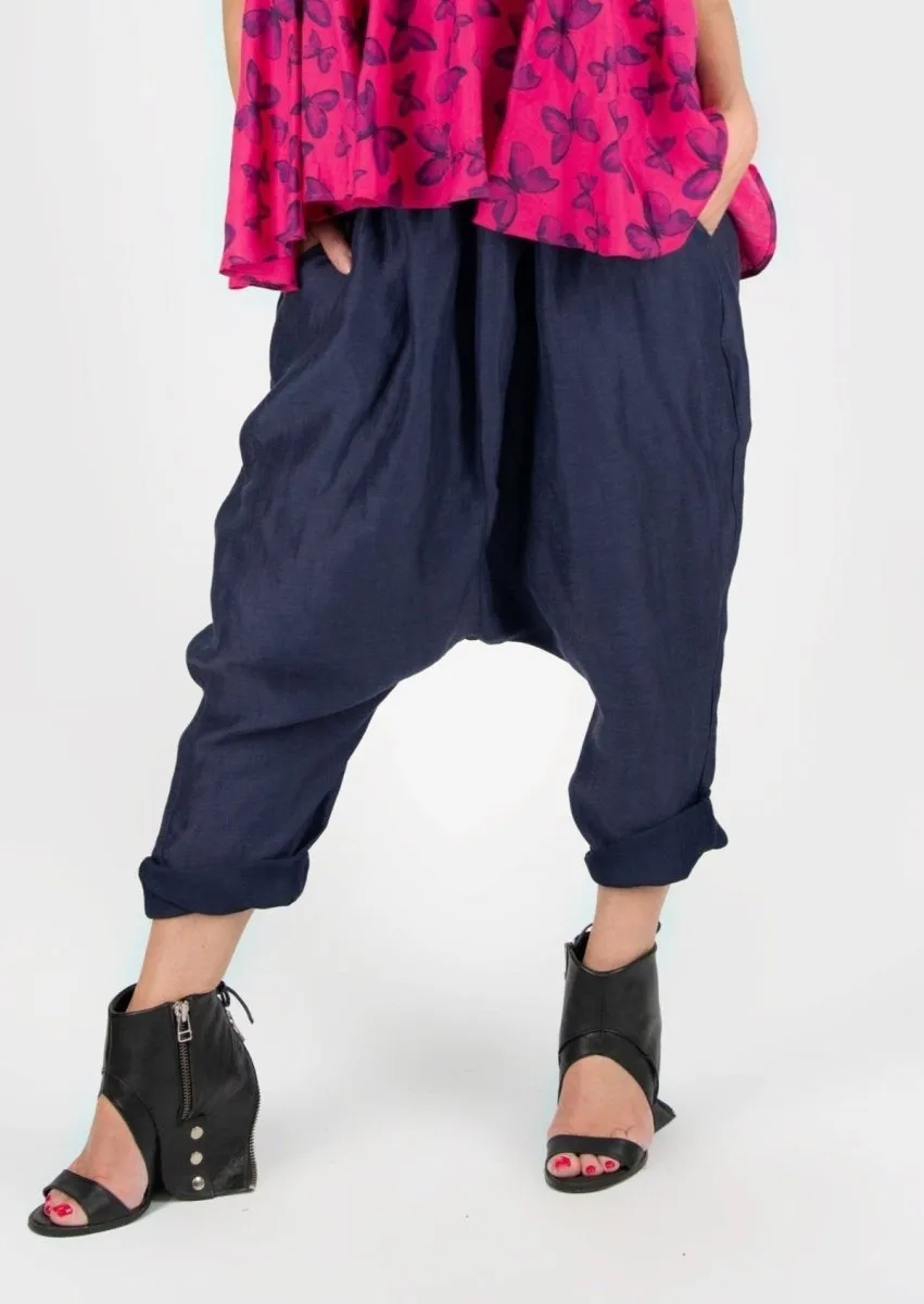 Linen Harem Pants DANIELA