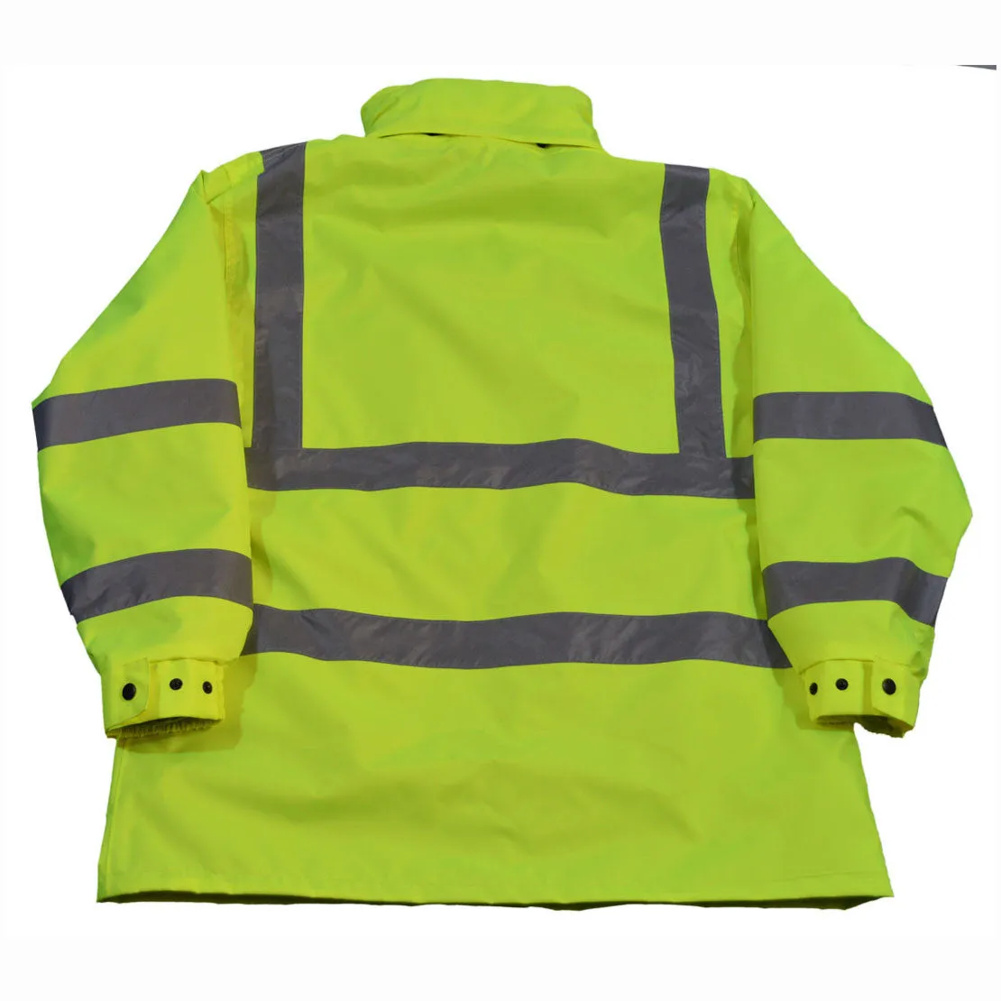 LPJ3IN1-C3 High-Vis Lime ANSI Class 3 Waterproof 3-IN-1 Thermal Parka Jacket