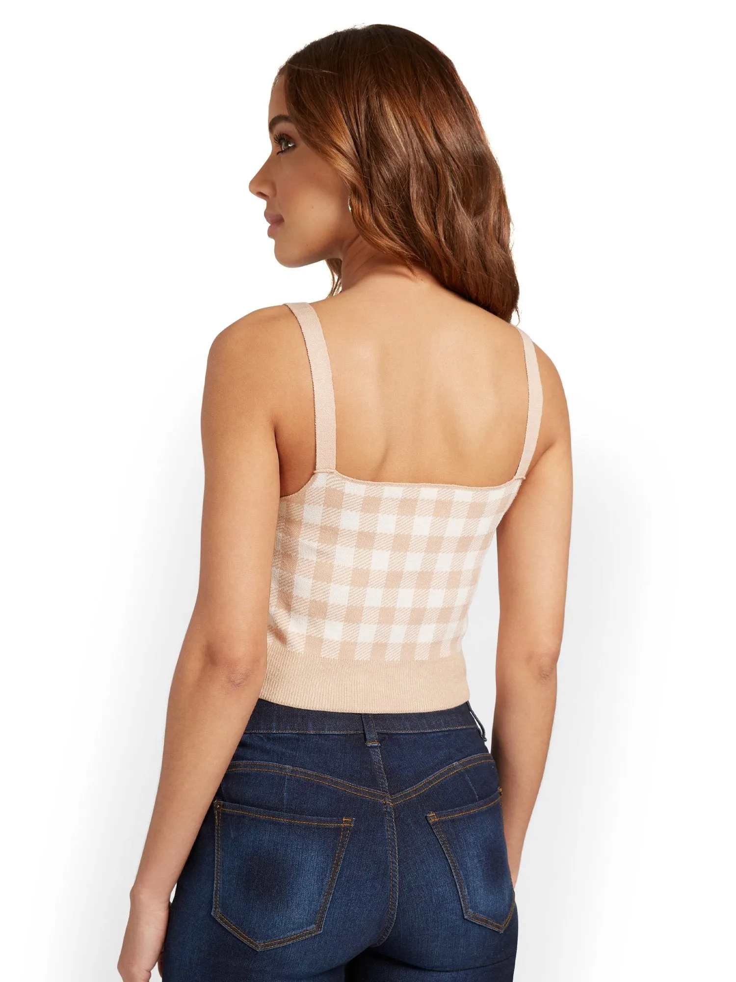 Mable Inc 2-Piece Plaid Tank & Cardigan Set - Brands We Love