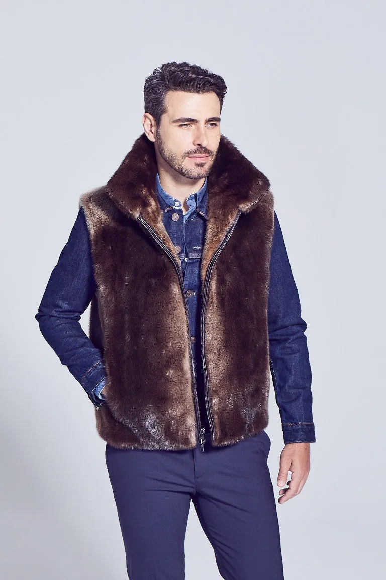 Men's Baron Otter Fur Vest