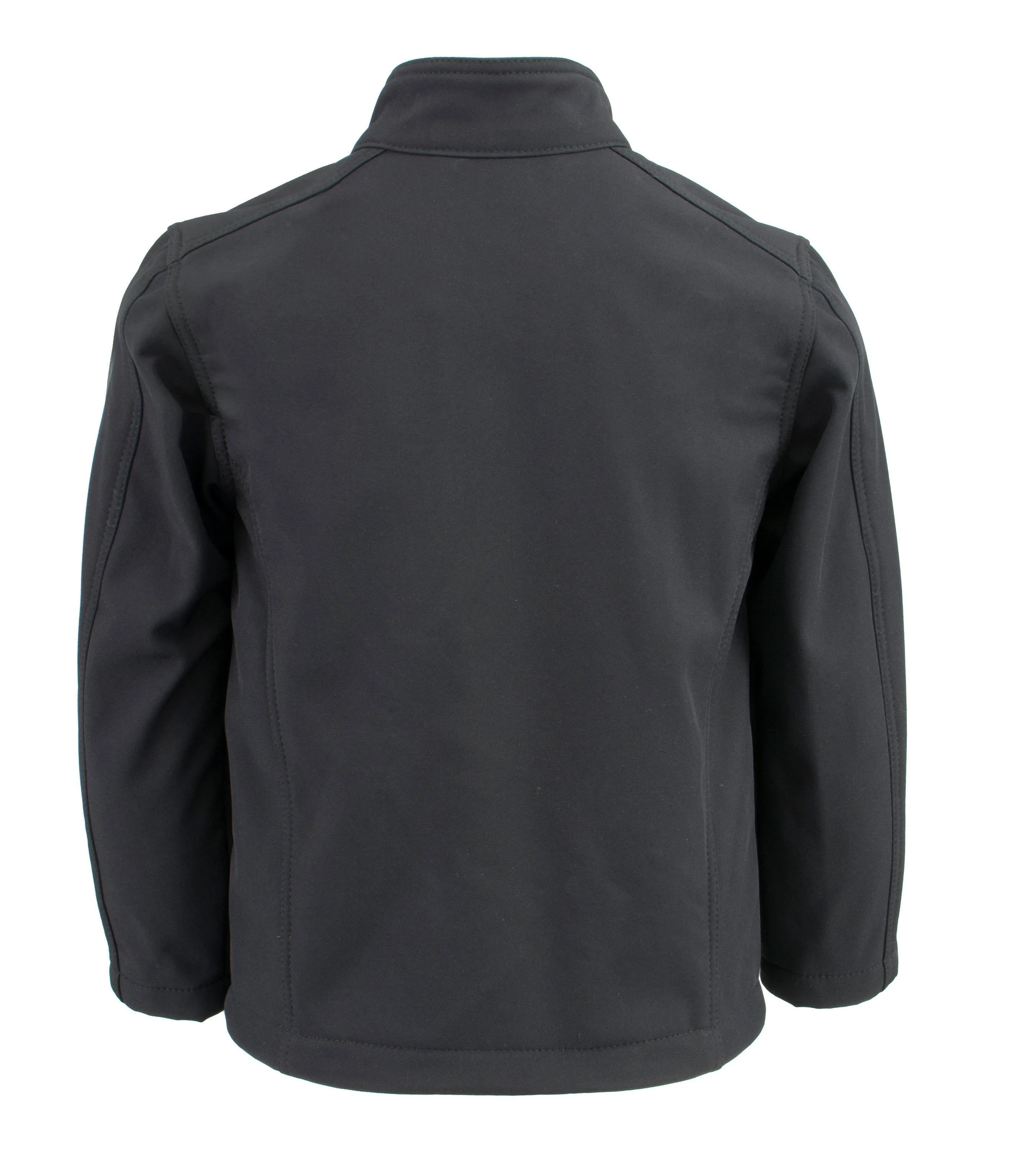 Milwaukee Leather-LKK1960-Kids Black Waterproof Lightweight Zipper Front Soft Shell Jacket