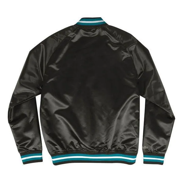 Mitchell & Ness Charlotte Hornets Lightweight Satin Jacket Black