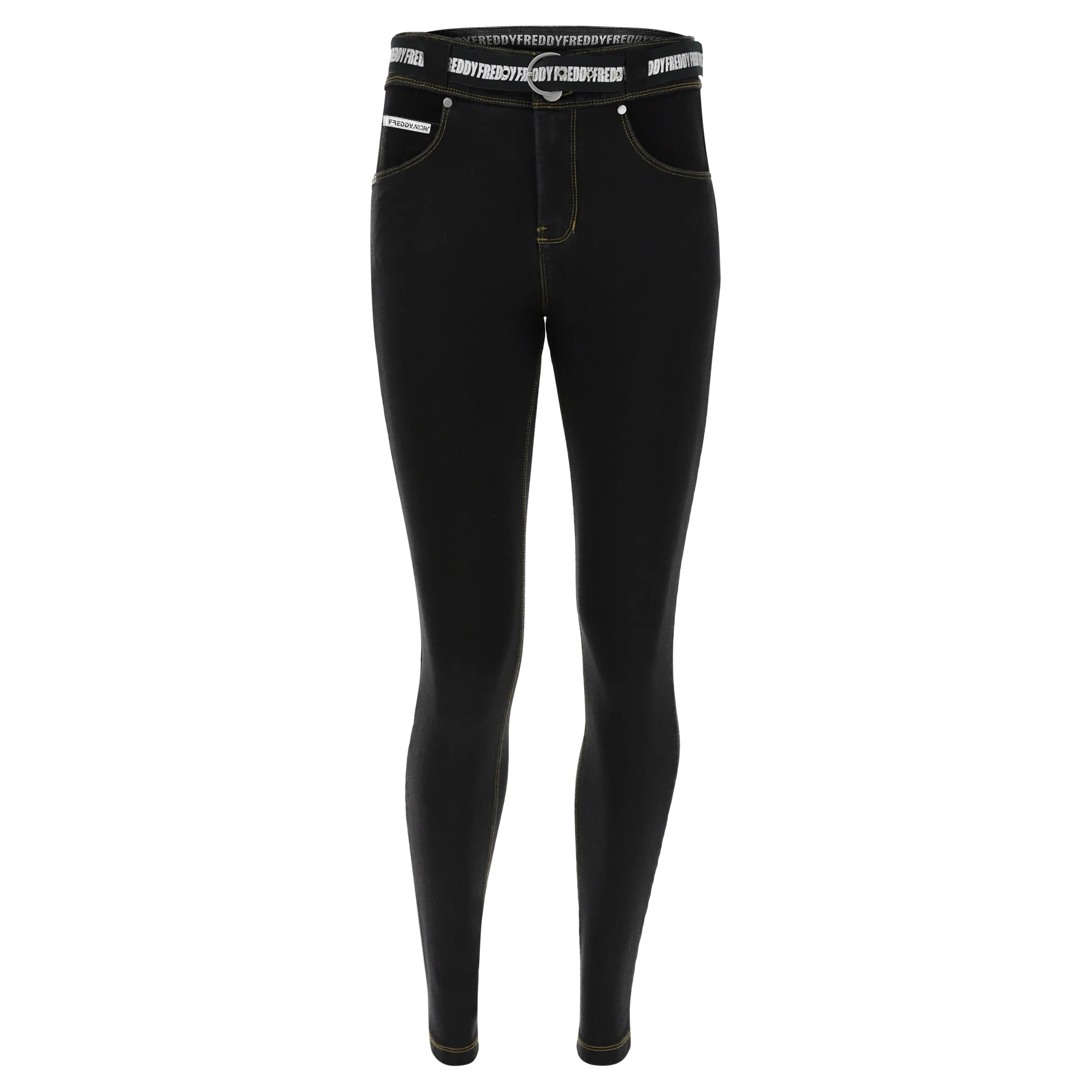 (NOW1MC002-J7Y) N.O.W.® PANTS Mid Waist met Knoopsluiting