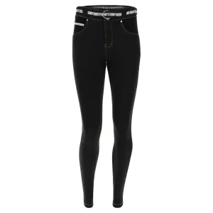 (NOW1MC002-J7Y) N.O.W.® PANTS Mid Waist met Knoopsluiting