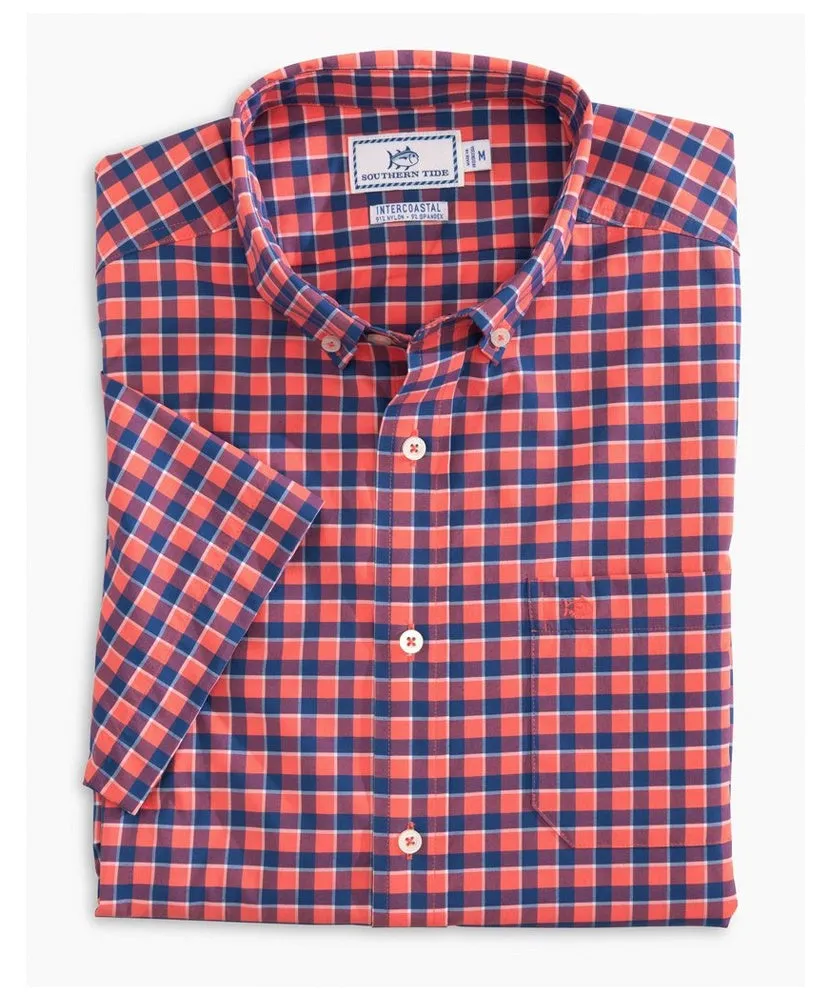 Southern Tide - Gunwale Check Intercoastal Short Sleeve Sport Shirt