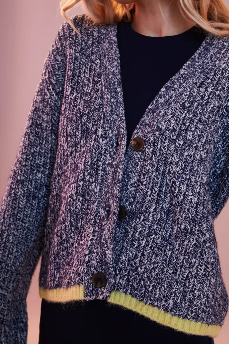 Sundry Highlighter Trim Cardi