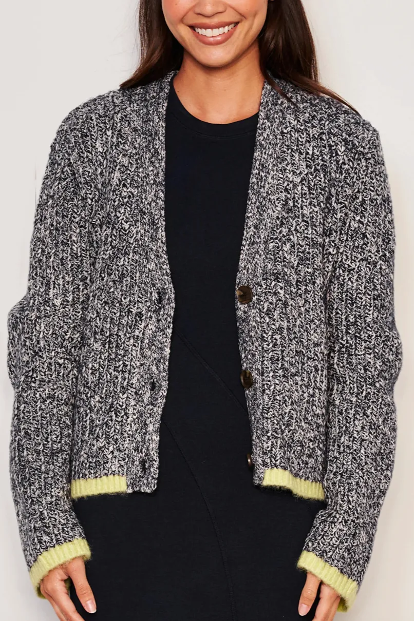 Sundry Highlighter Trim Cardi