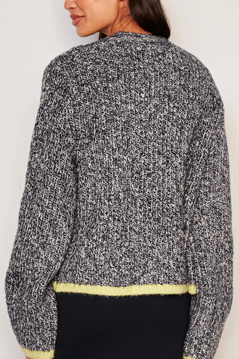 Sundry Highlighter Trim Cardi