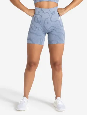 Sustainable Seamless Shorts - Blue