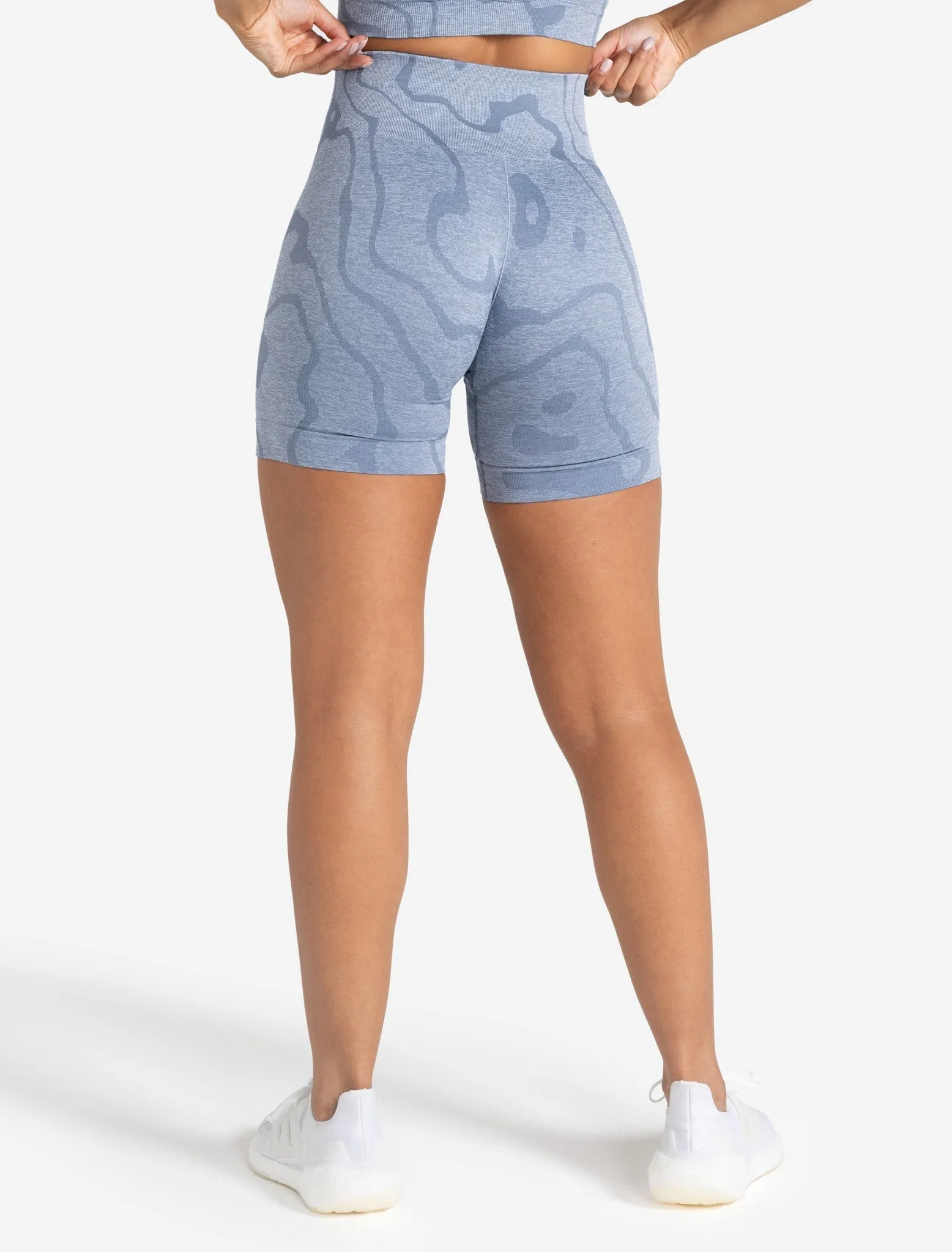 Sustainable Seamless Shorts - Blue