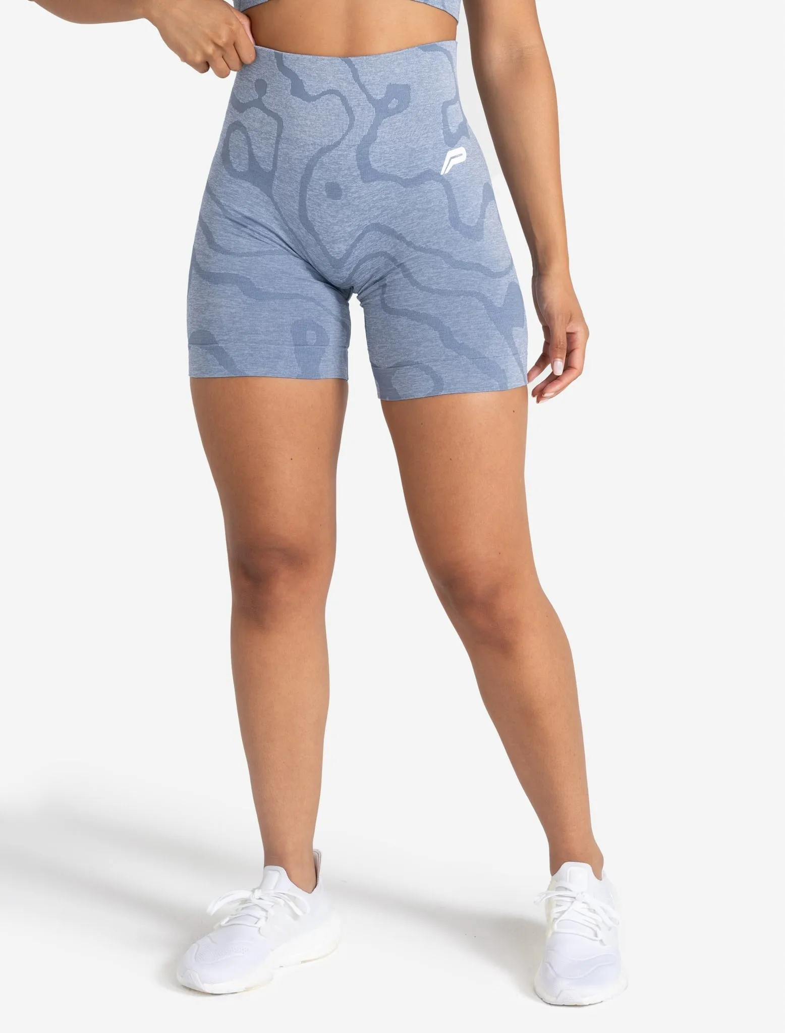 Sustainable Seamless Shorts - Blue
