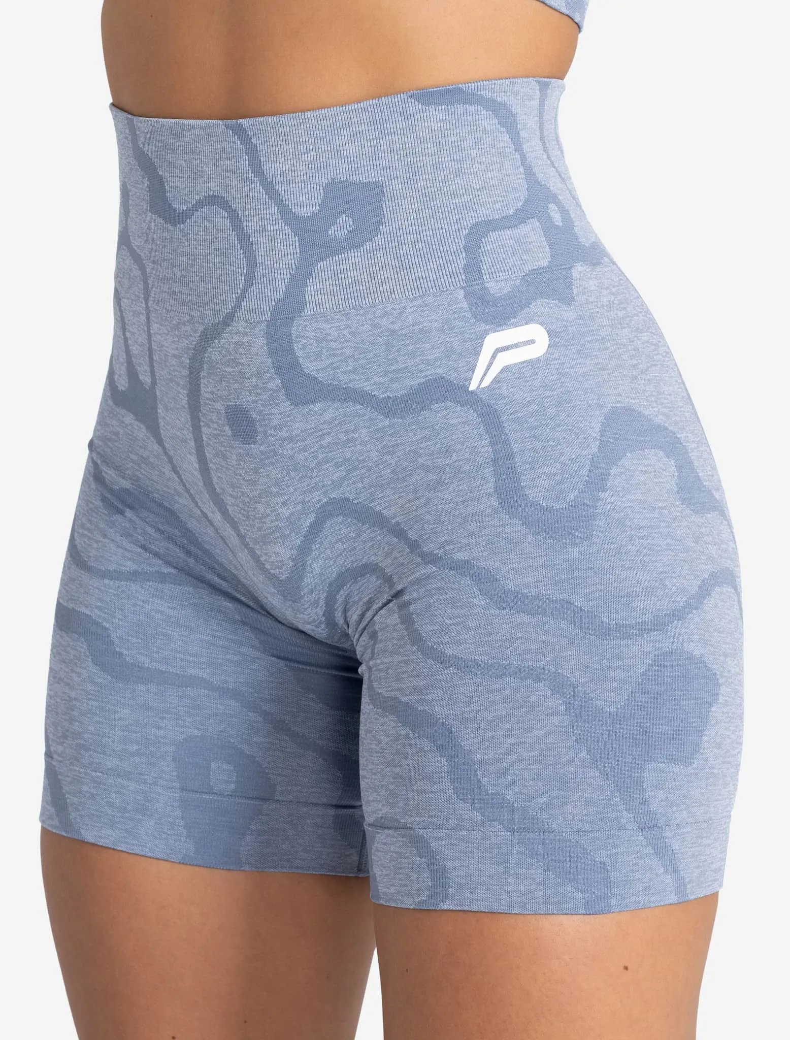 Sustainable Seamless Shorts - Blue