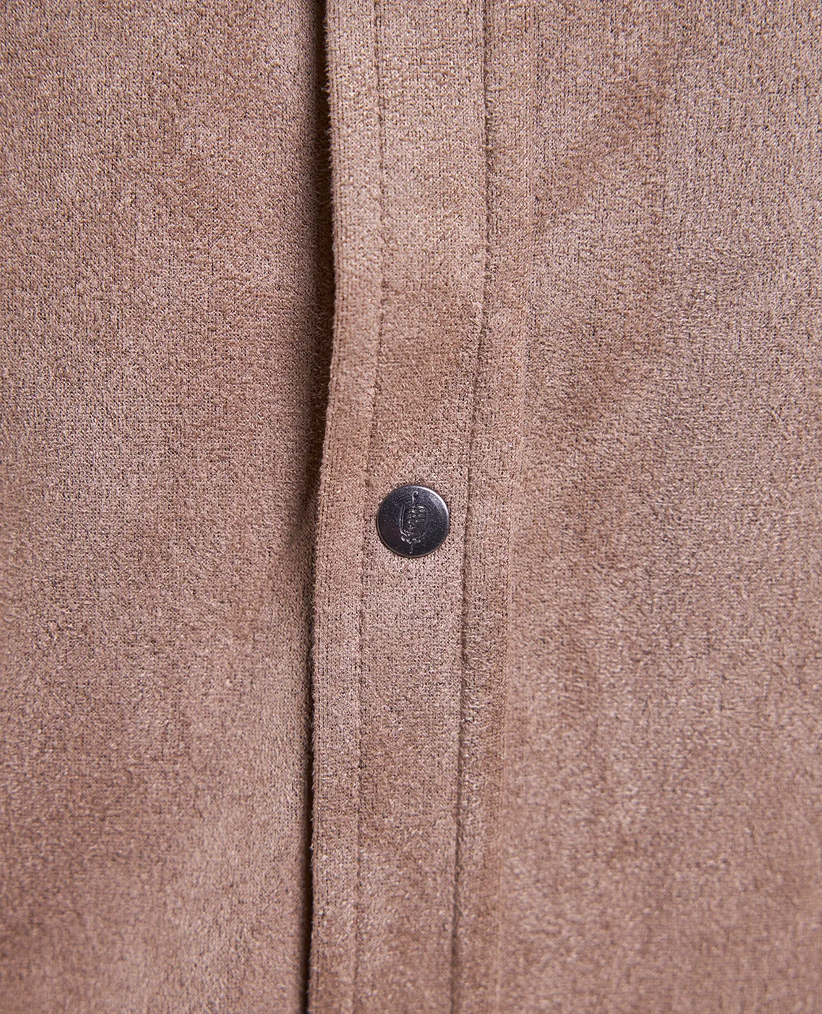 The Wyatt - Microsuede Shirt Jacket - Fawn