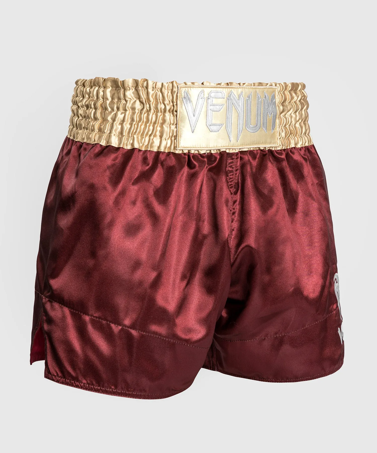 Venum Classic Muay Thaï Short - Burgundy/Gold/White