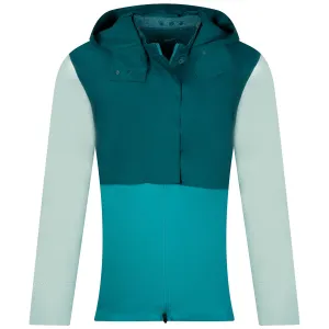 Womens Tour Repel Jacket Geode Teal/Teal Nebula/Jade Ice/White - AW23